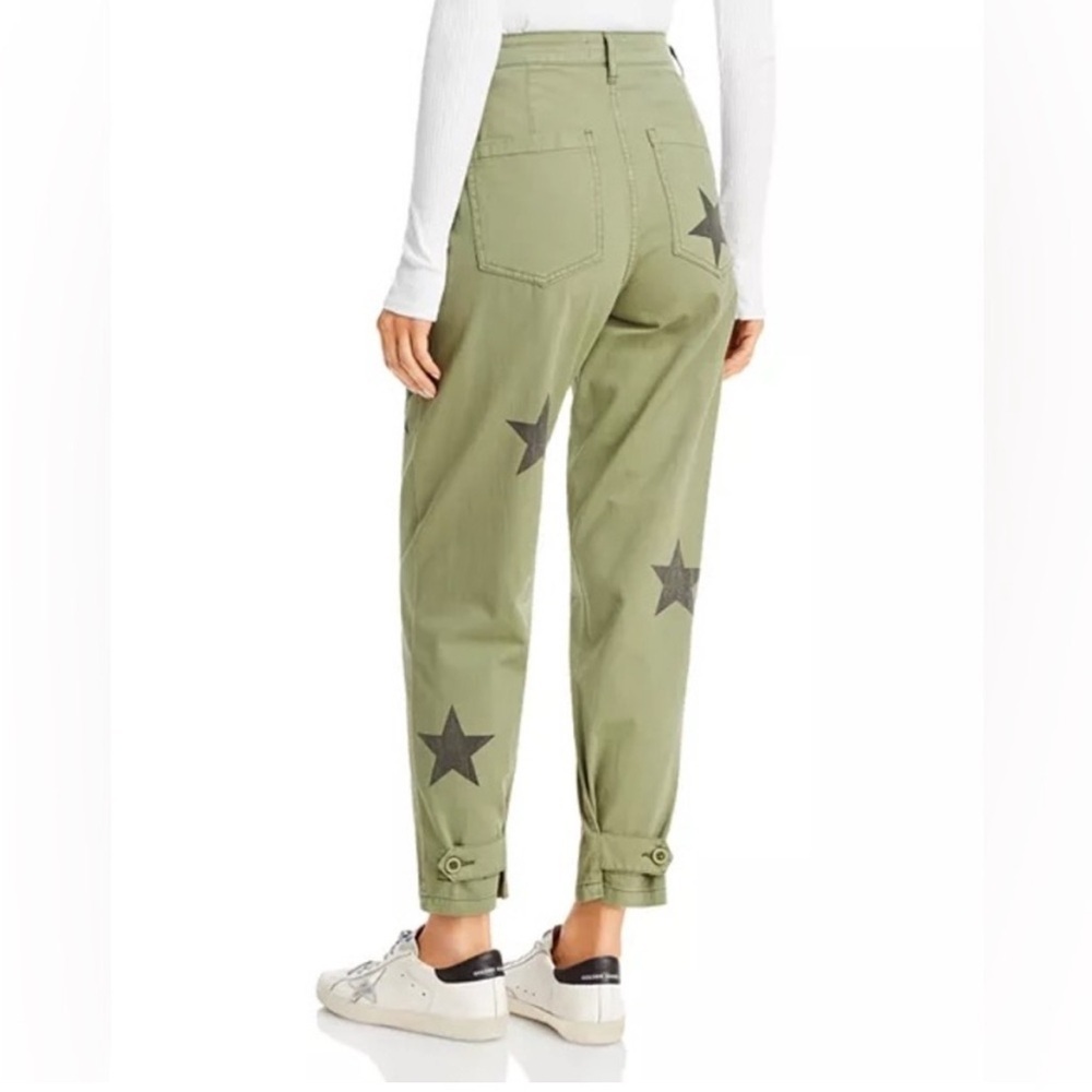 Pistola Tammy Star Trousers Size 24 Green Black - Picture 2 of 13